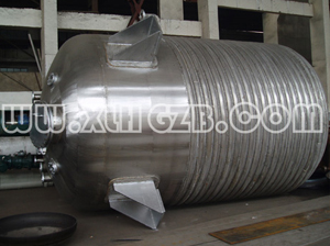 25立方不锈钢外盘管反应釜